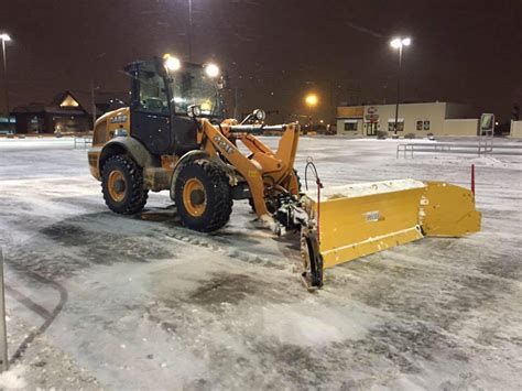 snow plow for wheel loader